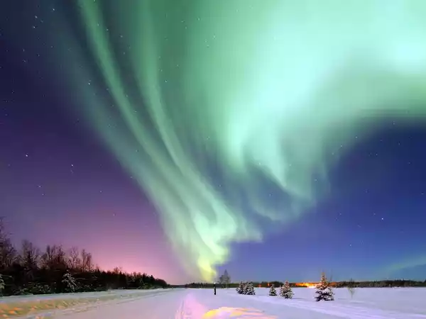 Alaska Northern Lights with Alaska Railroad